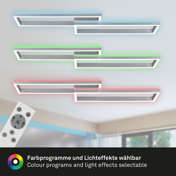 LED-Deckenleuchte Frame Back VI - Nylon / Eisen - 2-flammig