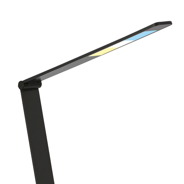 LED-Tischleuchte Haiti - Nylon / Eisen - 1-flammig - Schwarz