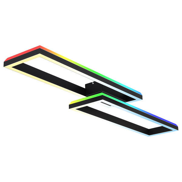 LED-Deckenleuchte Frame Back V - Nylon / Eisen - 2-flammig
