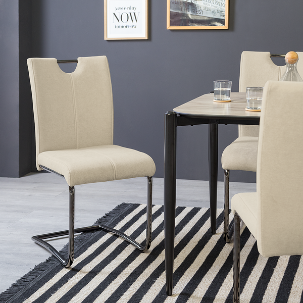 Freischwinger Lindsay 2er-Set - Sand