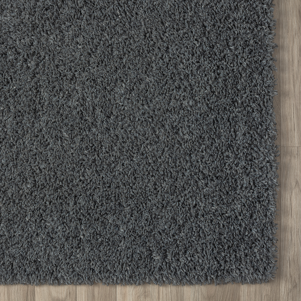 Hochflorteppich My Shaggy - Polypropylen / Jute - Grau - 120 x 180 cm