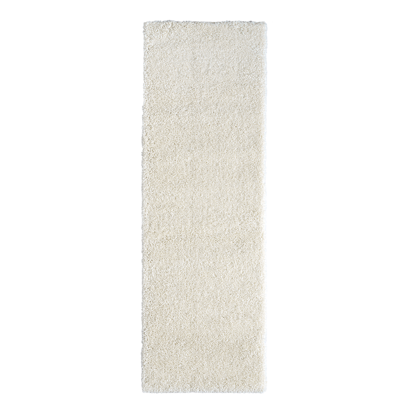 Hochflorteppich My Shaggy - Polypropylen / Jute - Creme - 80 x 250 cm