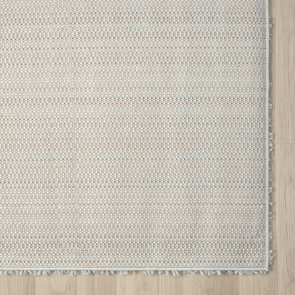 Hochflorteppich My Shaggy - Polypropylen / Jute - Creme - 80 x 250 cm