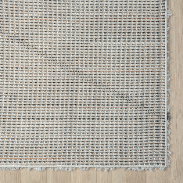 Hochflorteppich My Shaggy Raute - Polypropylen / Jute - Creme / Grau - 60 x 90 cm