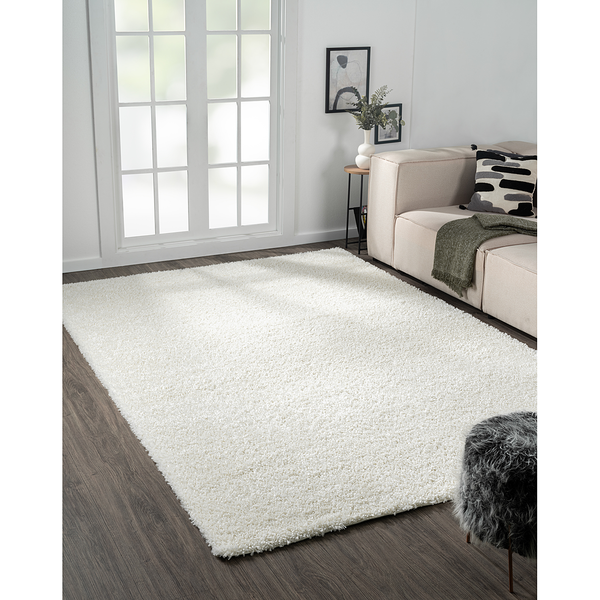 Hochflorteppich My Shaggy - Polypropylen / Jute - Creme - 200 x 290 cm