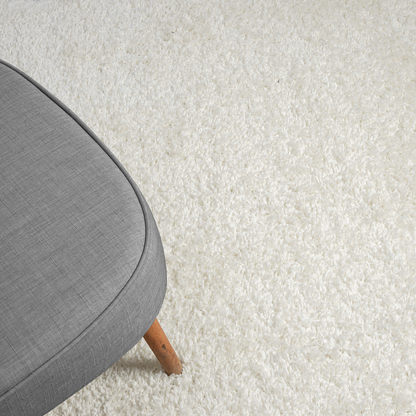 Hochflorteppich My Shaggy - Polypropylen / Jute - Creme - 200 x 290 cm