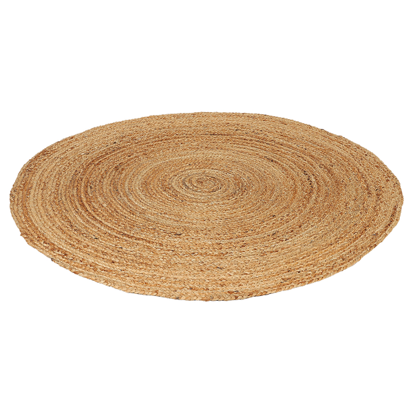Juteteppich Lola - 100% Jute - Honig - 100 x 100 cm