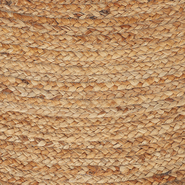 Juteteppich Lola - 100% Jute - Honig - 100 x 100 cm