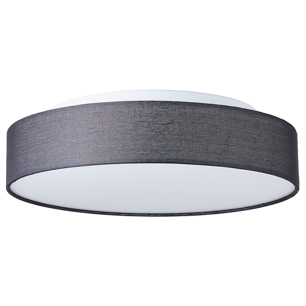 LED-Deckenleuchte Penley - Mischgewebe / Eisen - 1-flammig