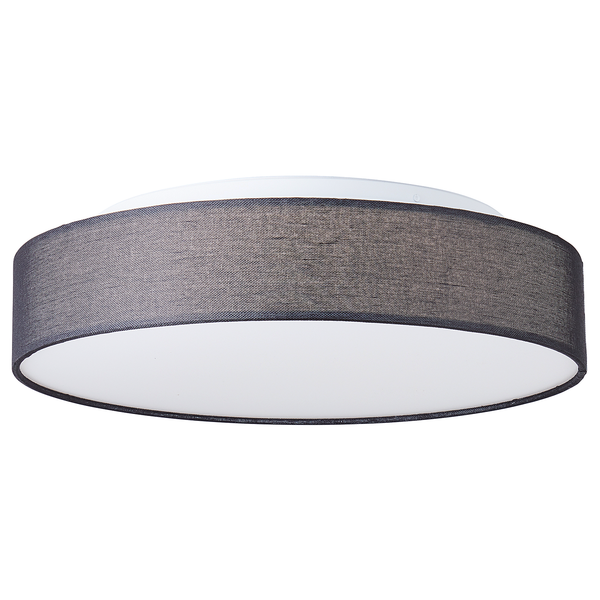 LED-Deckenleuchte Penley - Mischgewebe / Eisen - 1-flammig