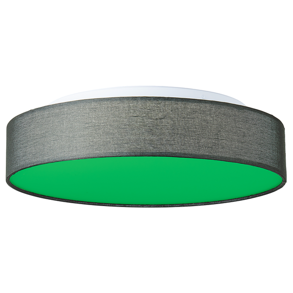 LED-Deckenleuchte Penley - Mischgewebe / Eisen - 1-flammig