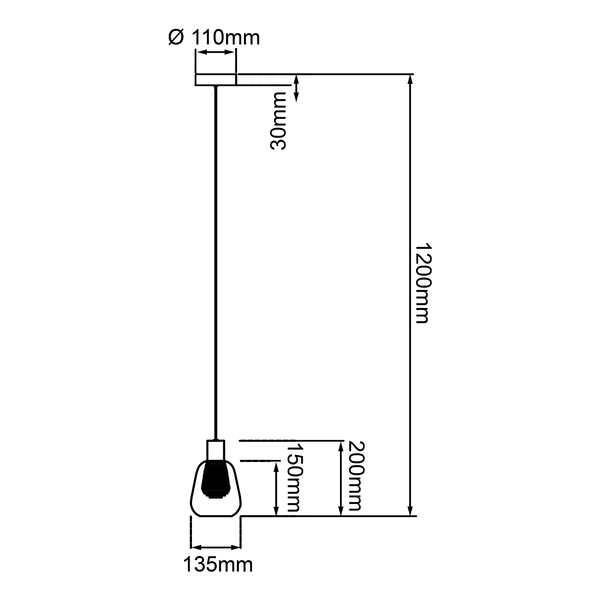 LED-Pendelleuchte Carlson I - Rauchglas / Aluminium - 1-flammig