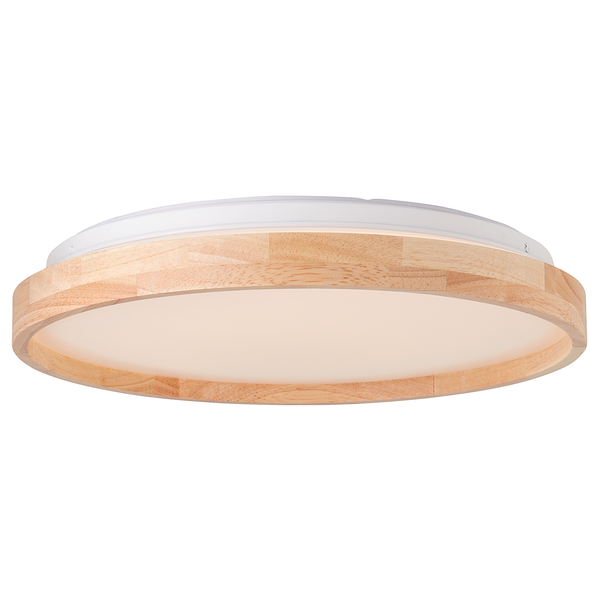 LED-Deckenleuchte Alson - Polyethylen / Gummibaum massiv - 1-flammig