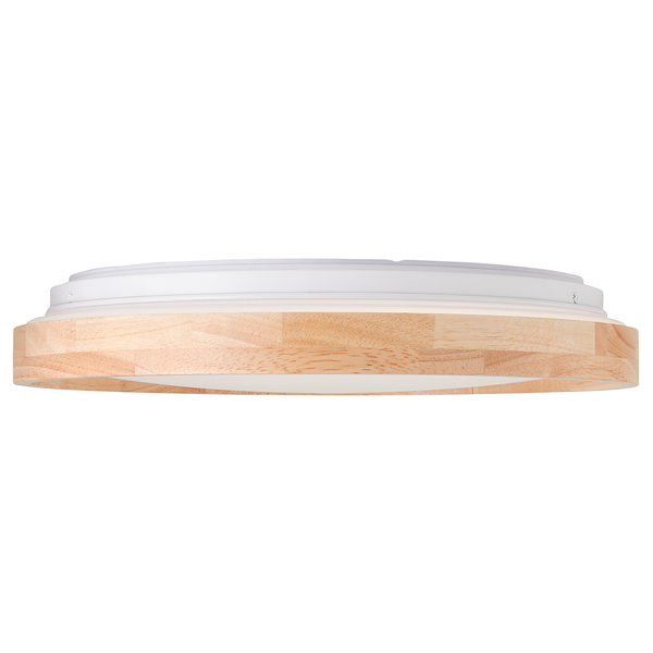 LED-Deckenleuchte Alson - Polyethylen / Gummibaum massiv - 1-flammig