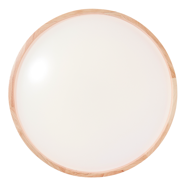 LED-Deckenleuchte Alson - Polyethylen / Gummibaum massiv - 1-flammig