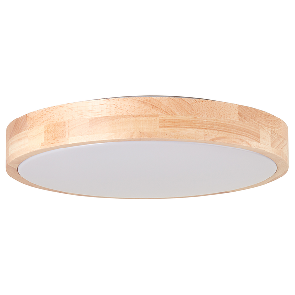 LED-Deckenleuchte Moreen - Polyethylen / Gummibaum massiv - 1-flammig