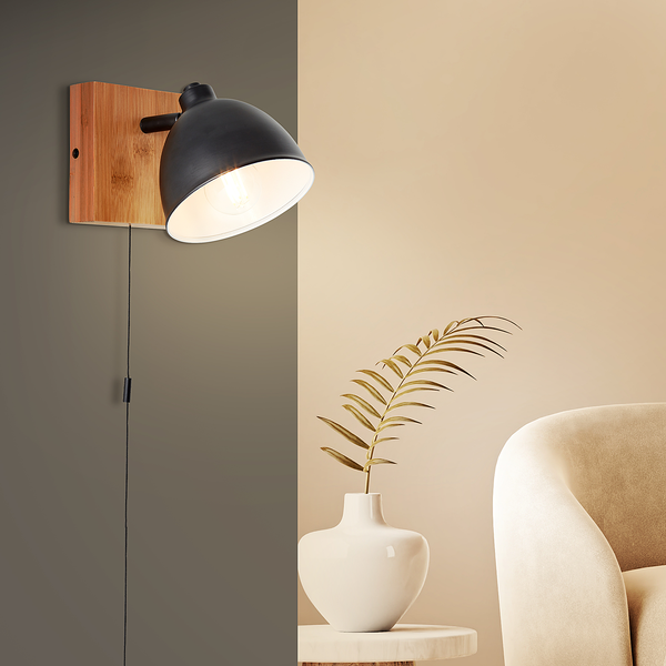 Wandleuchte Celia - Eisen - 1-flammig