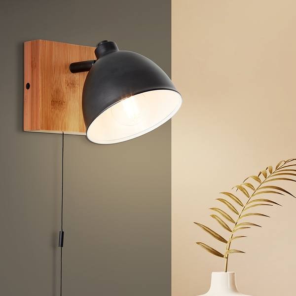 Wandleuchte Celia - Eisen - 1-flammig