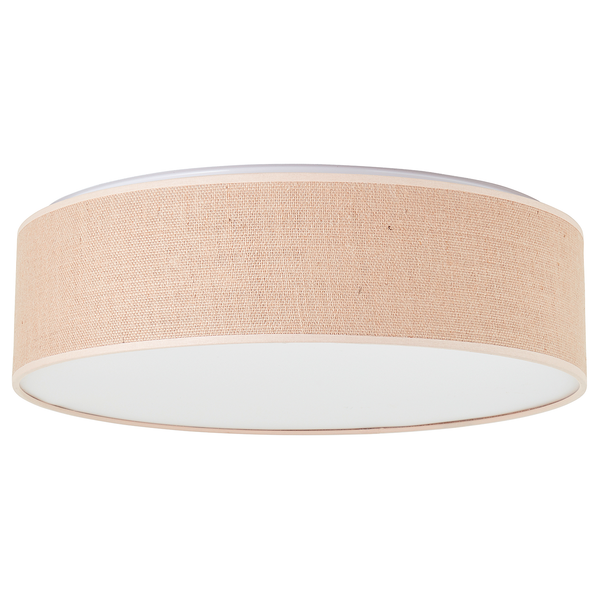 Deckenleuchte Aniela - Leinen / Eisen - 3-flammig