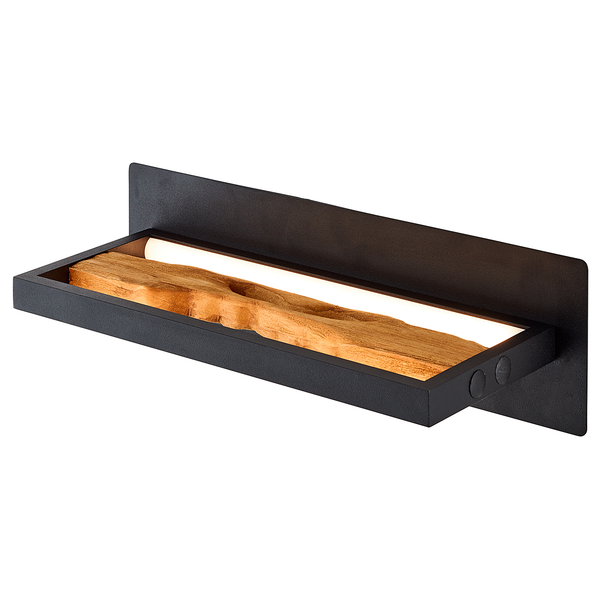 LED-Wandleuchte Chaumont - Kunststoff / Aluminium - 1-flammig