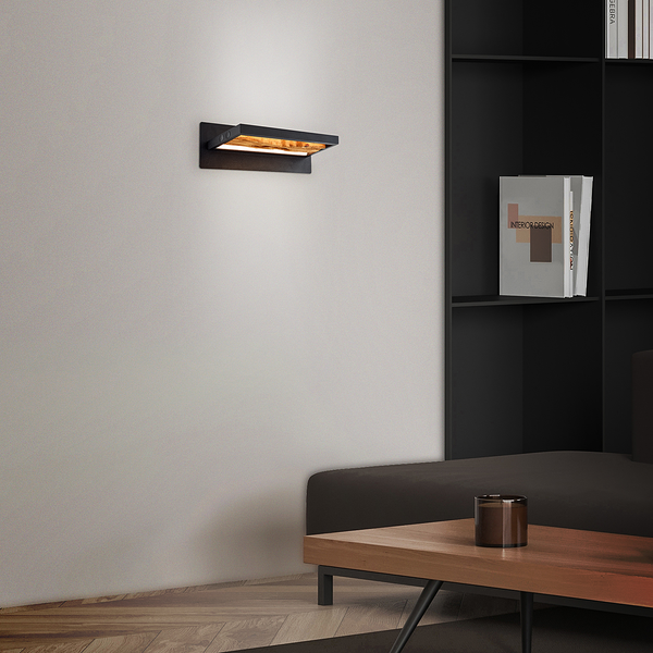 LED-Wandleuchte Chaumont - Kunststoff / Aluminium - 1-flammig