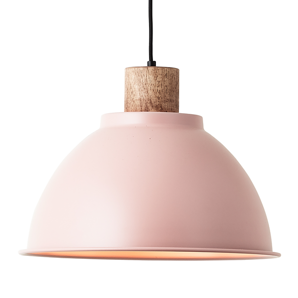 Pendelleuchte Erena - Eisen - 1-flammig - Rosa