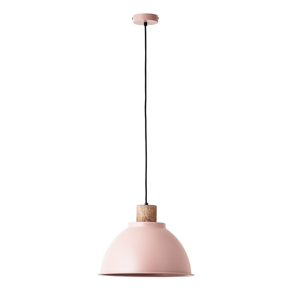 Pendelleuchte Erena - Eisen - 1-flammig - Rosa