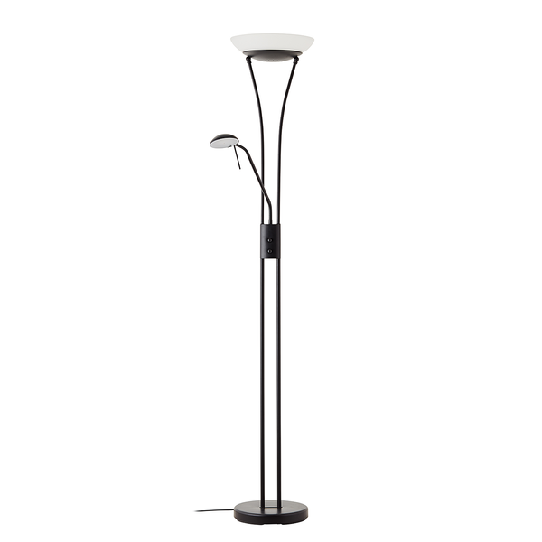 LED-Stehleuchte Finn - Satiniertes glas / Eisen - 1-flammig