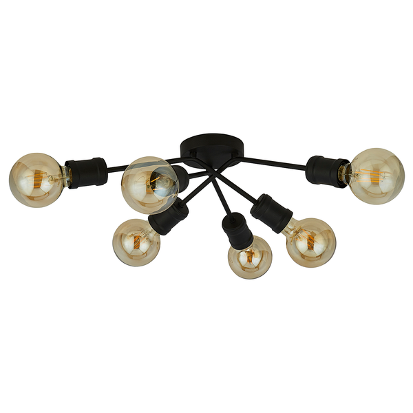 Deckenleuchte Dance - Stahl - Schwarz