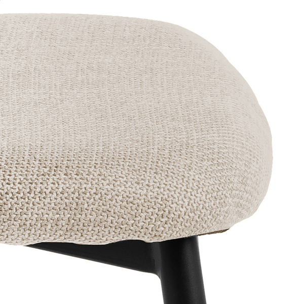 Armlehnenstuhl Rootsi 2er-Set - Strukturstoff Badia: Beige