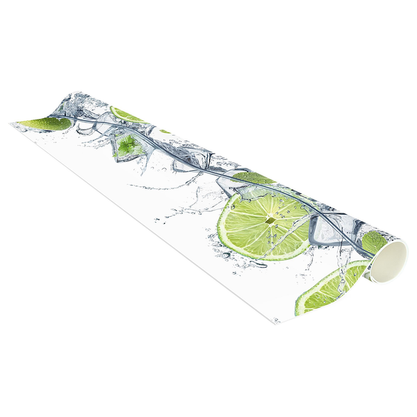 Vinylteppich Erfrischende Limette - Vinyl / Polyester - 150 x 100 cm