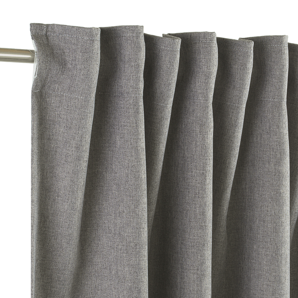 Schlaufenschal Harp Dimout - Polyester - 130 x 250 cm - Anthrazit