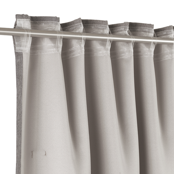 Schlaufenschal Harp Dimout - Polyester - 130 x 250 cm - Anthrazit