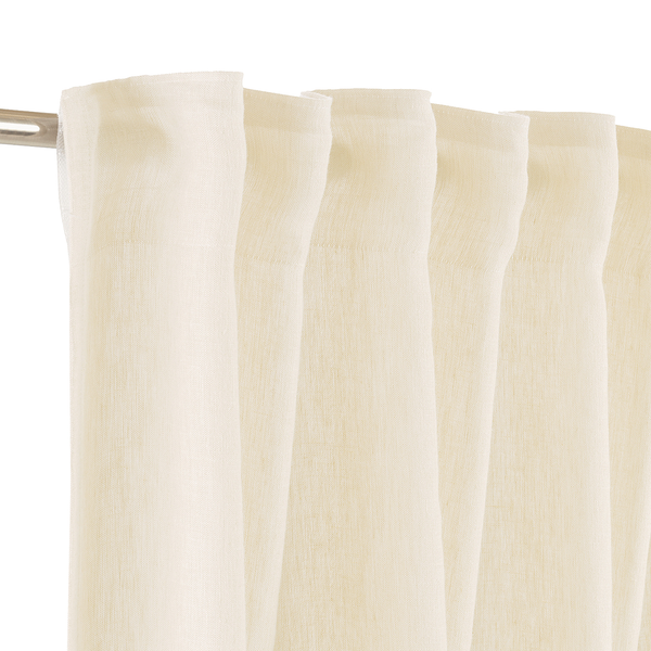 Schlaufenschal Breeze - Leinen / Polyester - 125 x 250 cm - Wollweiß