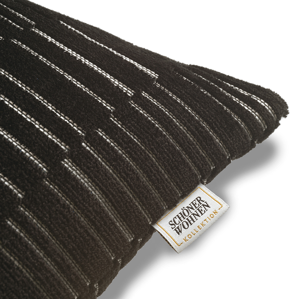 Kissenhülle Mute - Viskose / Polyester - 43 x 43 cm - Schwarz