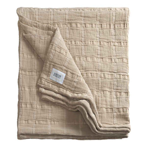 Tagesdecke Delight - Baumwolle - 220 x 240 cm - Sand