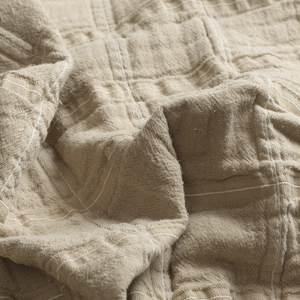 Tagesdecke Delight - Baumwolle - 220 x 240 cm - Sand