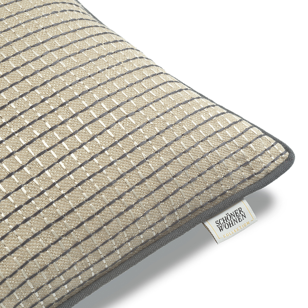 Kissenhülle Detail - Polyester / Baumwolle - 38 x 38 cm - Sand