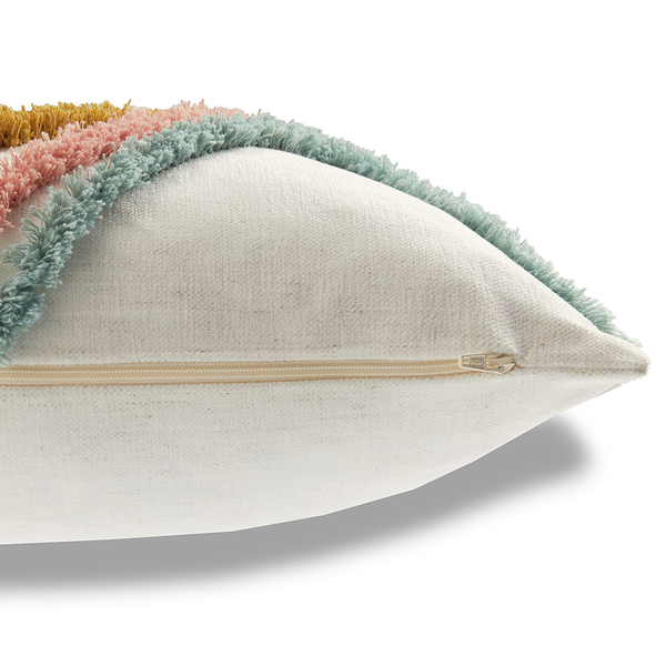 Kissenhülle Colour Rhomb - Leinen / Polyester - Multicolor - 45 x 45 cm