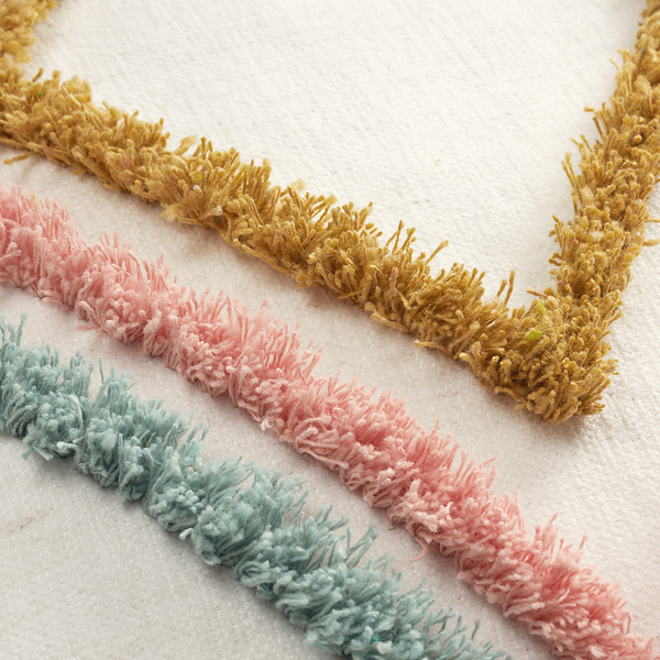 Kissenhülle Colour Rhomb - Leinen / Polyester - Multicolor - 45 x 45 cm