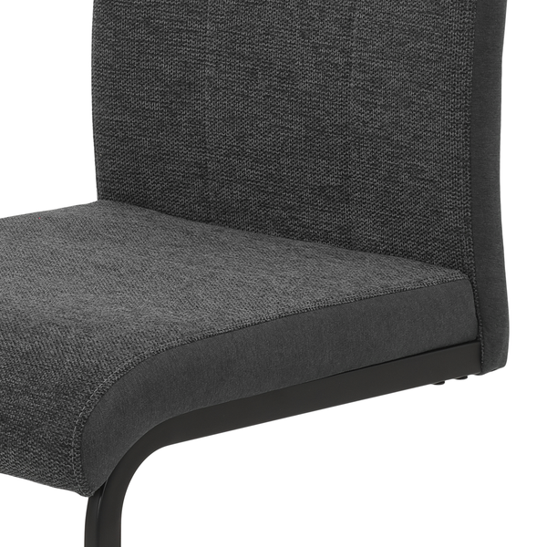 Freischwinger Ceelias 2er-Set - Anthrazit