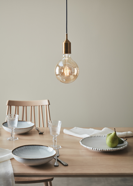 Pendelleuchte Bronx - Eisen - Gold - 1-flammig