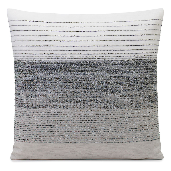 Kissenhülle Russel - Polyester / Viskose - Anthrazit - 40 x 40 cm