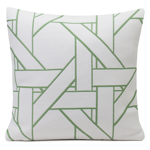 Kissenhülle Lombok - Polyacryl - Grün - 40 x 40 cm