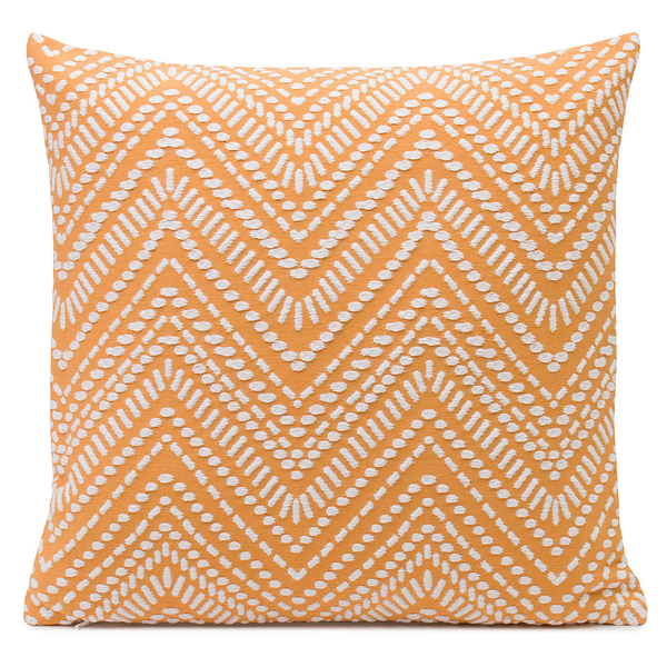 Kissenhülle Manduro - Polyester / Baumwolle - Apricot - 40 x 40 cm
