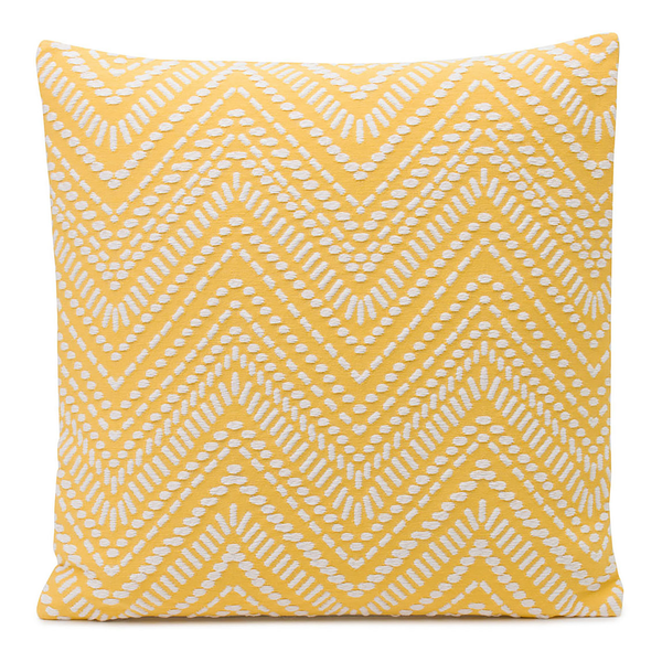 Kissenhülle Manduro - Polyester / Baumwolle - Senfgelb - 40 x 40 cm