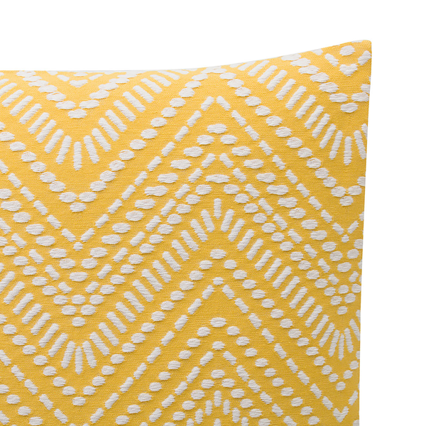 Kissenhülle Manduro - Polyester / Baumwolle - Senfgelb - 40 x 40 cm