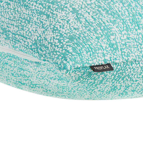 Kissenhülle Aruba - Mischgewebe - Türkis - 40 x 40 cm