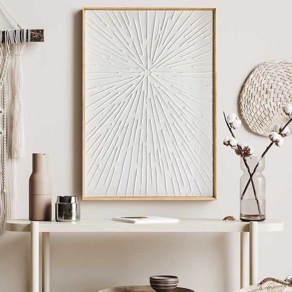 Wandbild Sonnenstrahlen - MDF - 50 x 70 cm