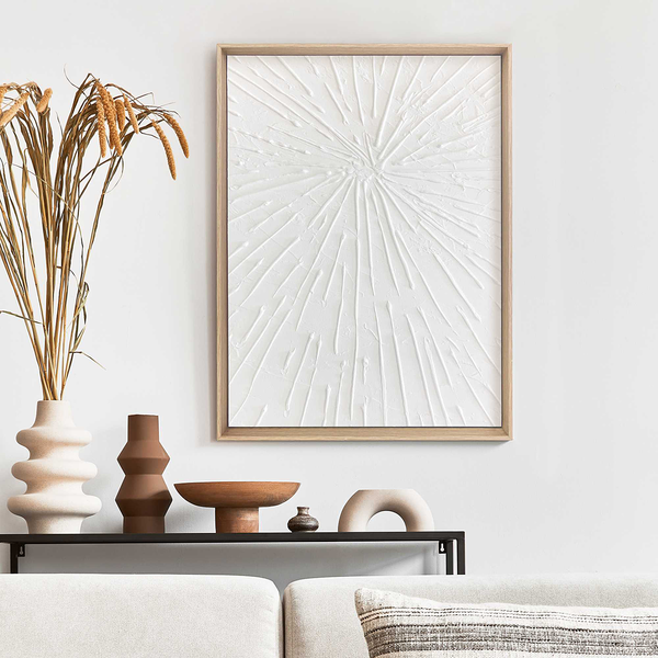 Wandbild Strahlen - MDF - 30 x 40 cm
